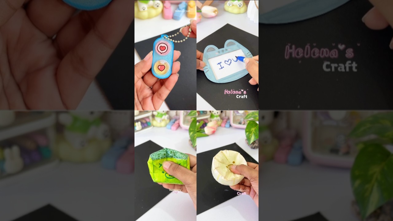 4 Creative Craft Ideas 🤩 #diy #shorts #craft #diyideas #helenascraft