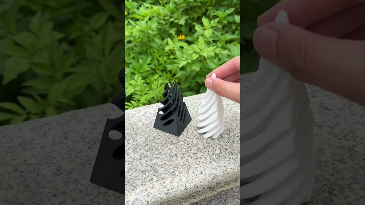 3D Printed Spiral Cone Fiddle, it is too decompressing #toys #toy #kibtoys #cooltoys #funnytoys