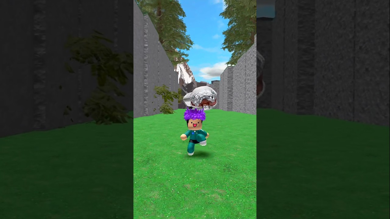 Thanos vs Scary Giant Snack 😨 #roblox #shorts