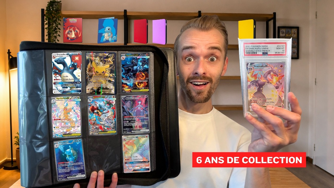 MA COLLECTION DE CARTES POKEMON... APRES 6 ANS !