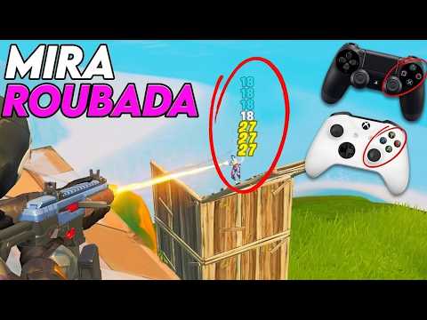 COMO TER A MIRA 10X MELHOR no CONTROLE/CONSOLE! MELHOR CONFIGURAÇÃO DE FORTNITE! PS4/XBOX/PS5/SWITCH
