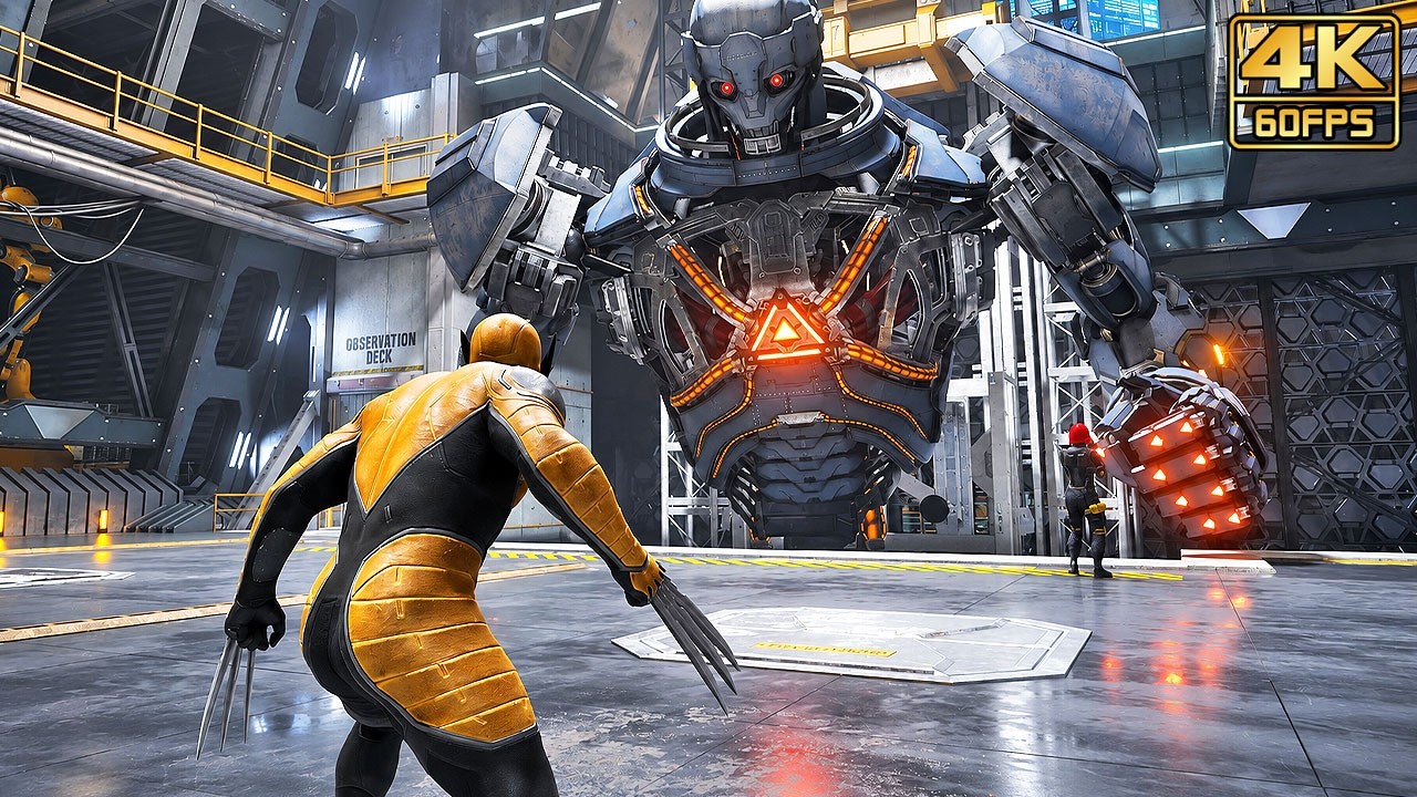 Marvel's WOLVERINE - Sentinel Prototype Boss Fight (PS5 Pro) @ 4K 60ᶠᵖˢ ✔