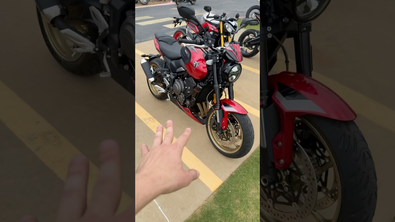 (Part 2) Poseidons Motorcycle! Well, maybe. The exciting NEW Triumph Trident 800! 🔱 #triumph