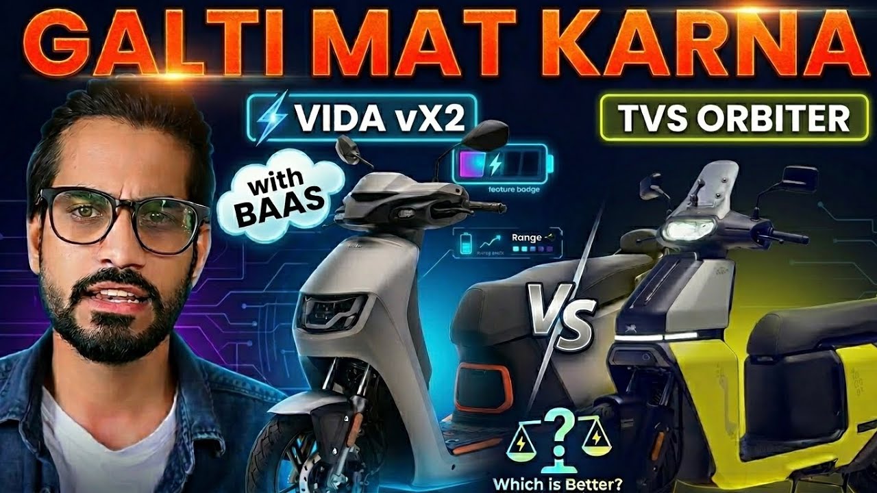 GALTI MAT KARNA😱 Tvs Orbiter Vs Hero Vida Vx2 Electric Scooter | Best Ev In india #abhishekmoto