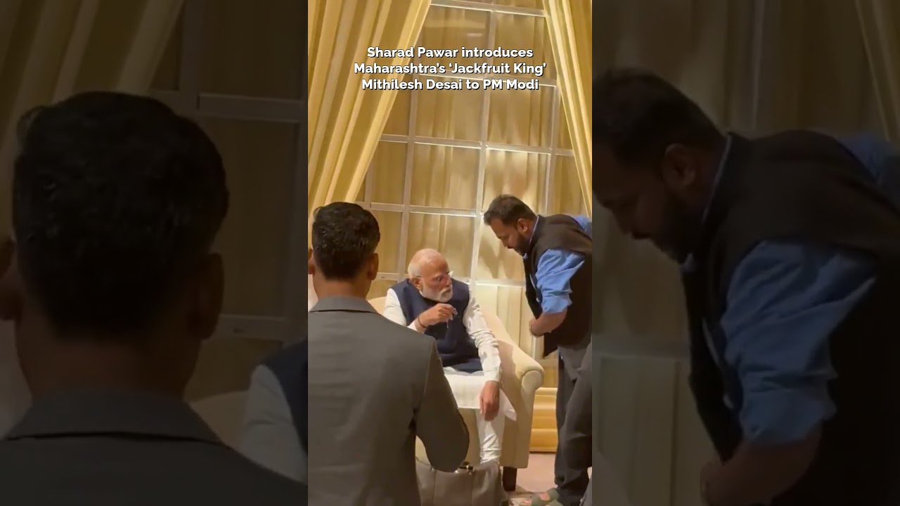 Modi meets ‘Jackfruit King’ Mithilesh Desai at Revati Sule’s wedding reception