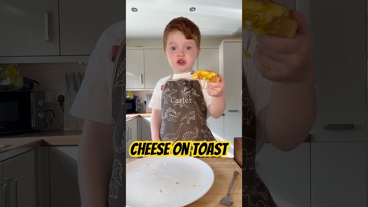Cheese on Toast - Cooking with Carter