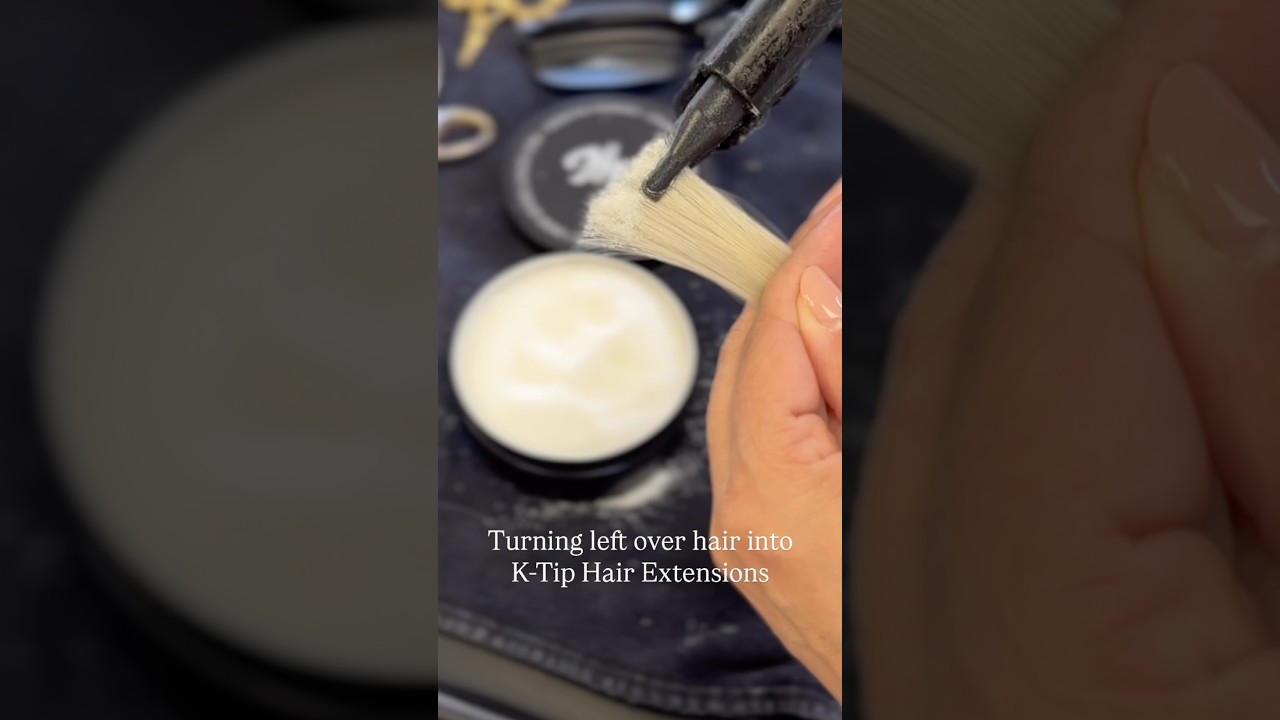 Turning Left Over Hair into Hair Extensions #ktipextensions