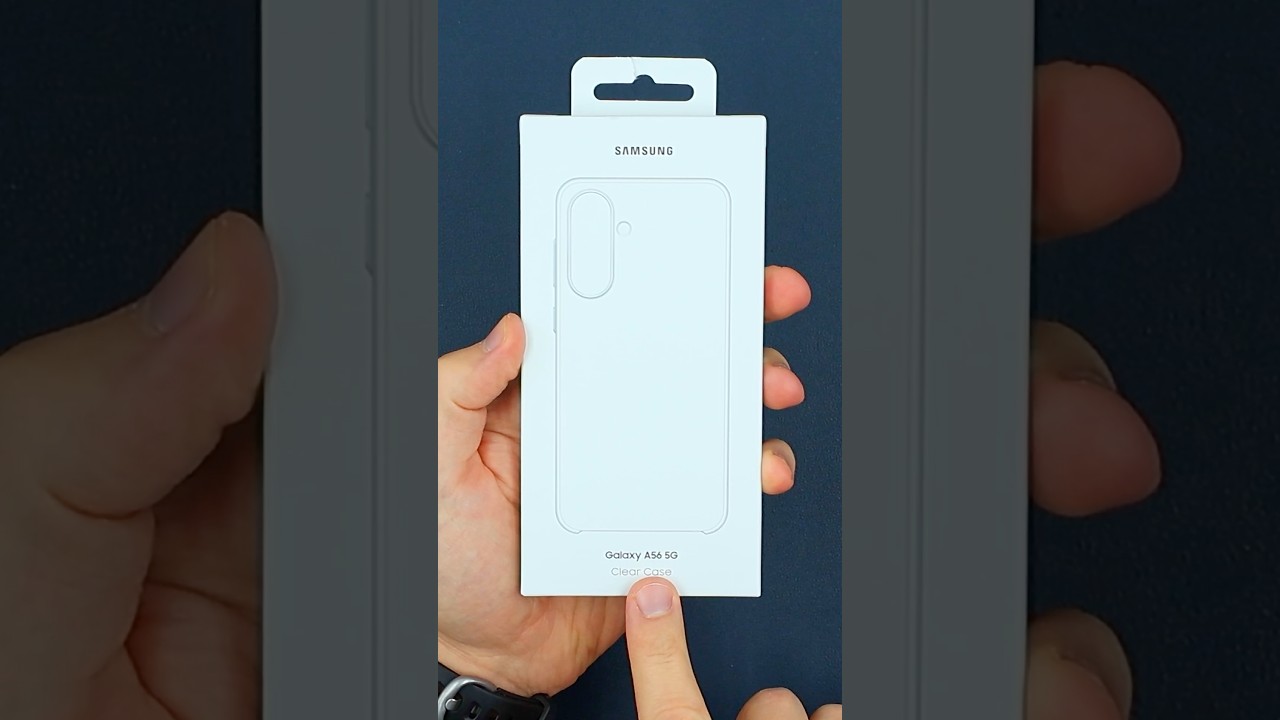 Samsung A56 Original Clear Case Unboxing