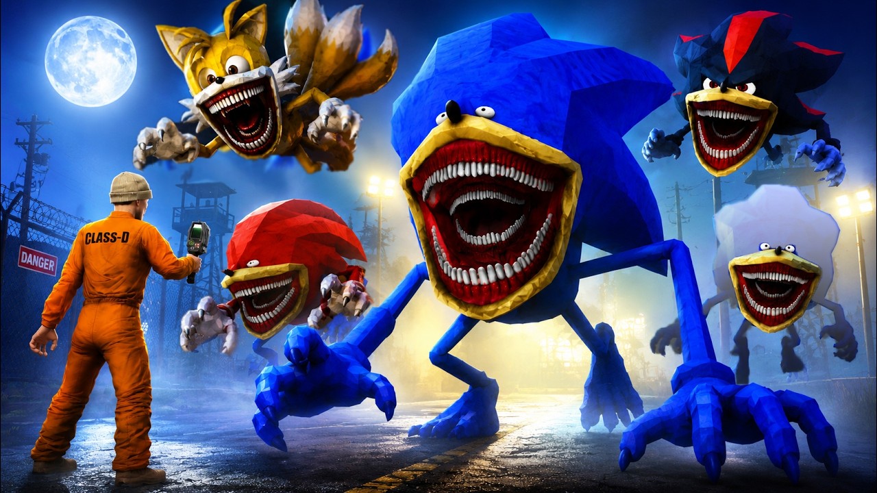 SOBREVIVI a SHIN SONIC TAPES (La Película) como CAZADORES SCP | GARRY'S MOD