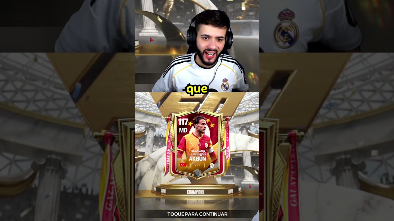 GANHEI UMA LENDA DO REAL MADRID!!  #rafaotv #packopening #fcmobile