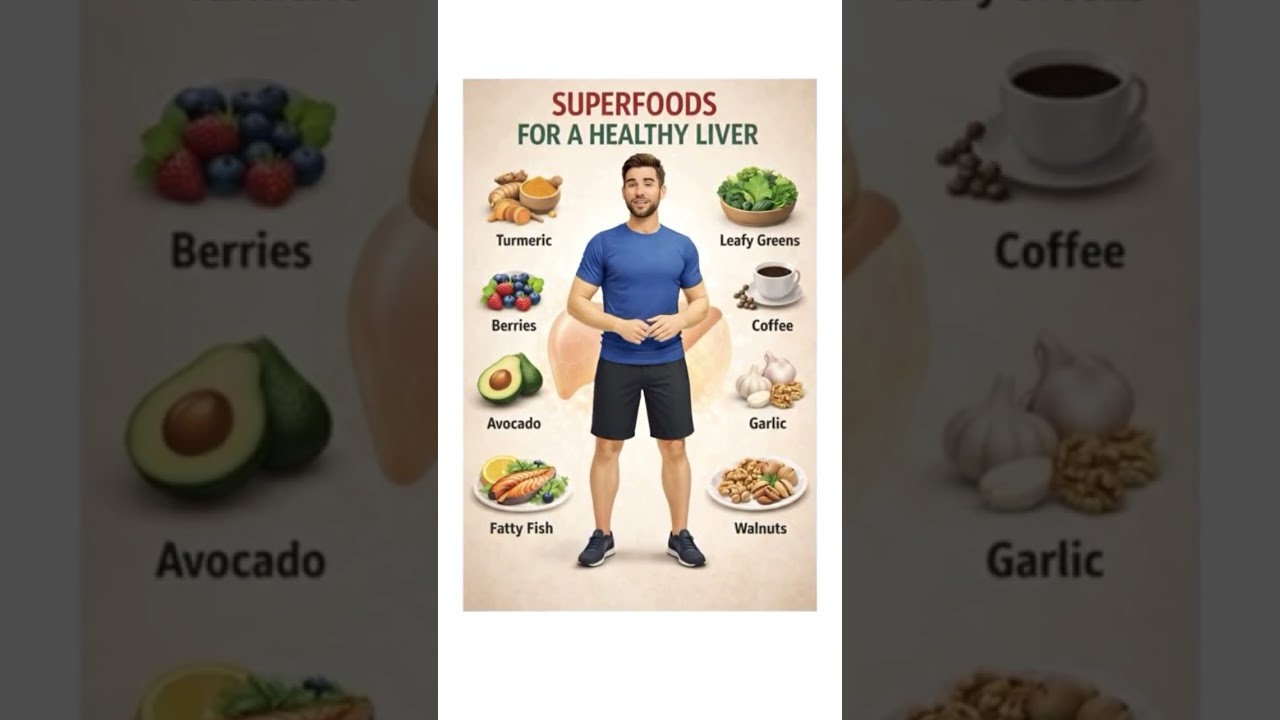 Include These Superfoods in Your Diet — Keep Your Liver Healthy & Strong Naturally 🌿🔥#healthylever