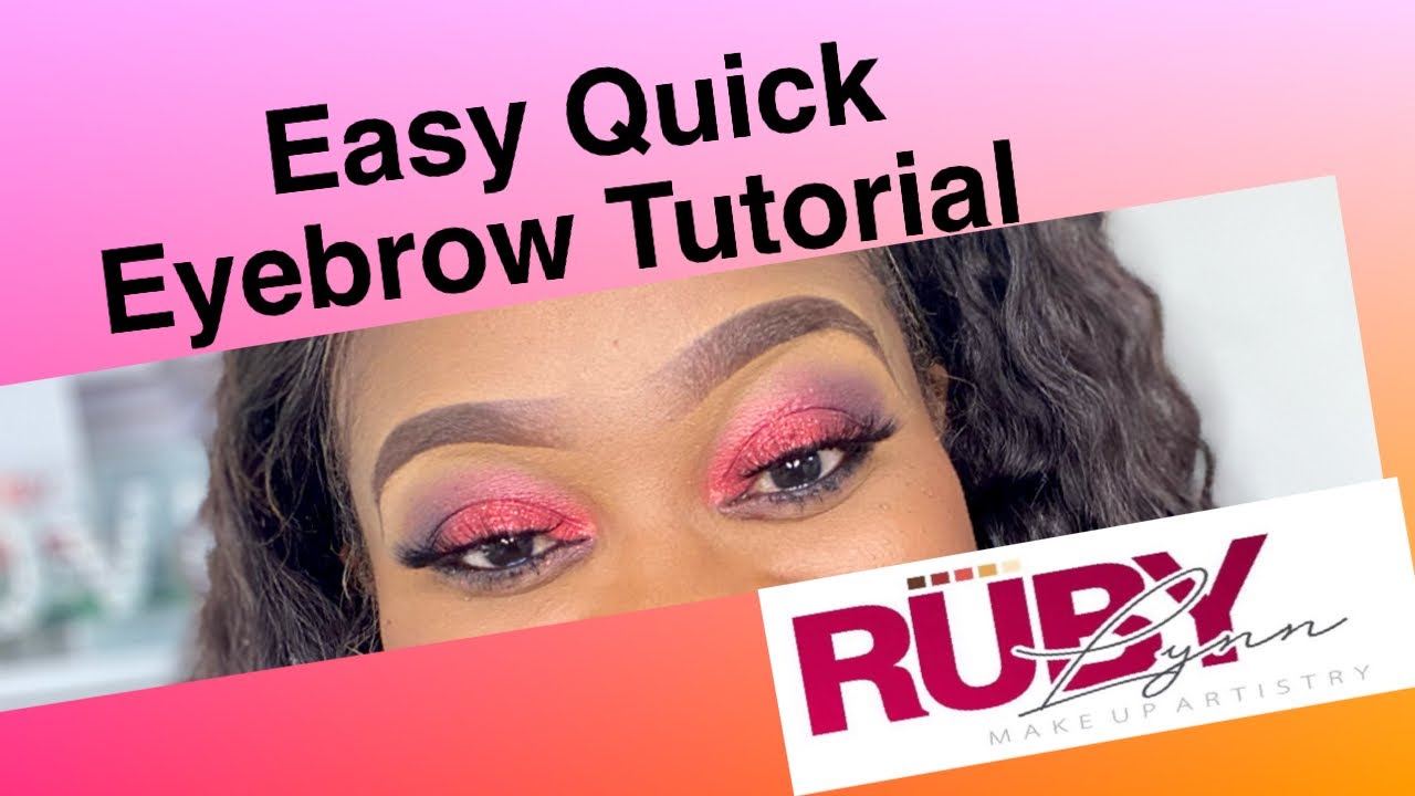 Quick Eyebrow Tutorial