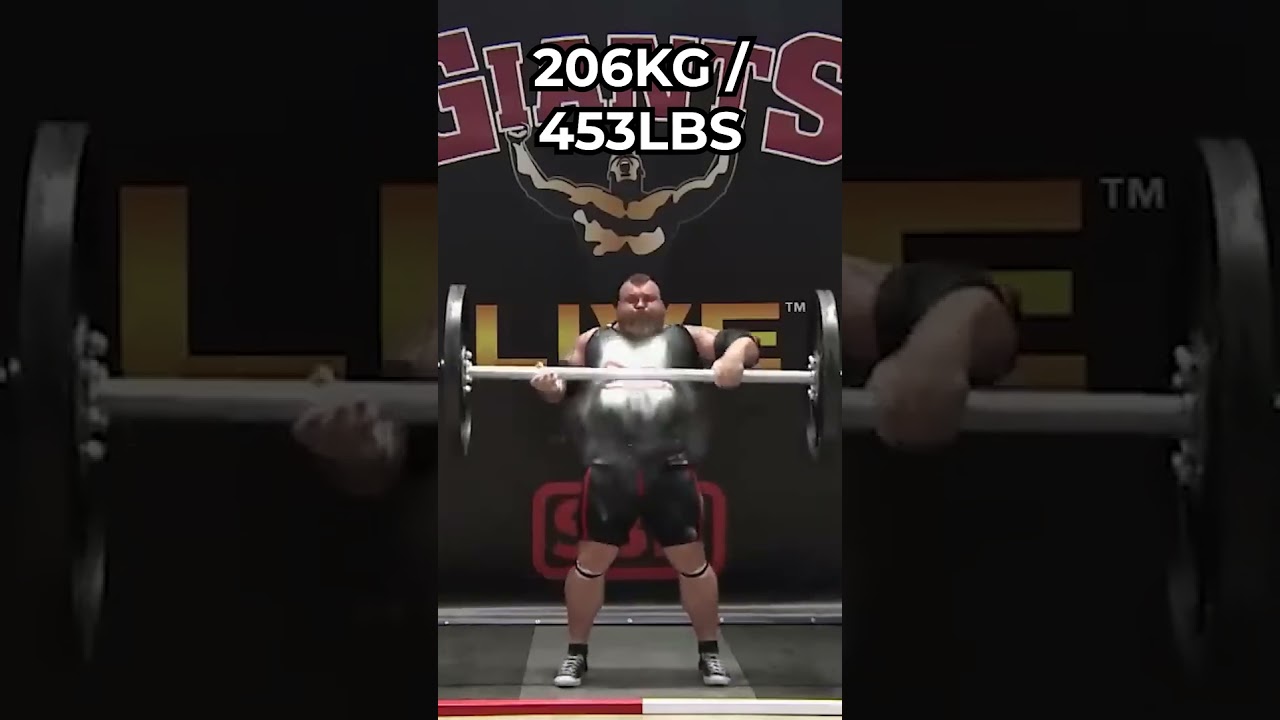 Eddie Hall lifts 216kg weight and sets incredible world record #motivation#eddiehall #weightlifting