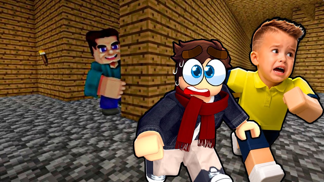 VLAD doit S'ECHAPPER de HEROBRINE sur Roblox !