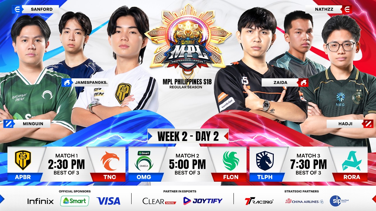 🔴 LIVE | MPL PH S18 | FILIPINO - Week 2 Day 2