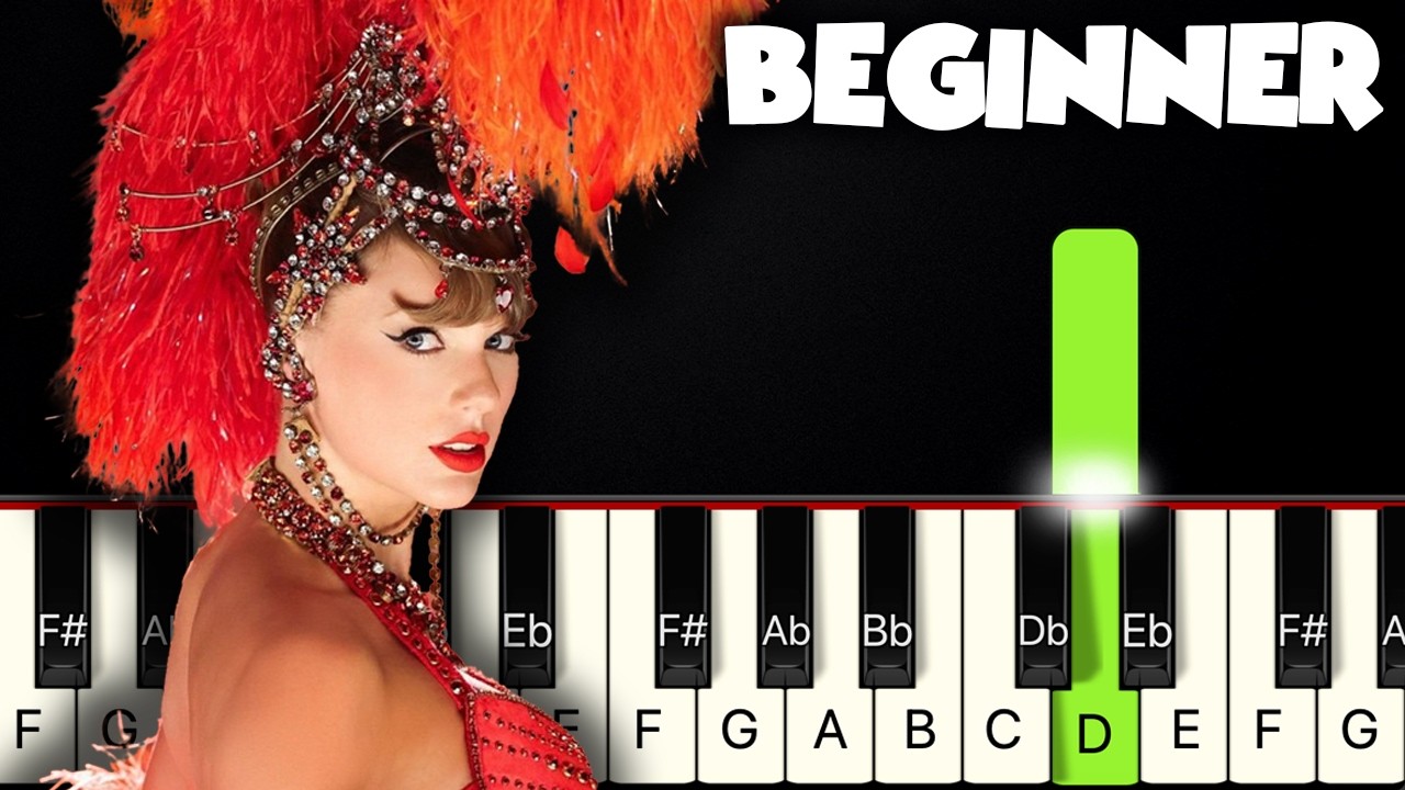 The Fate of Ophelia - Taylor Swift | BEGINNER PIANO TUTORIAL
