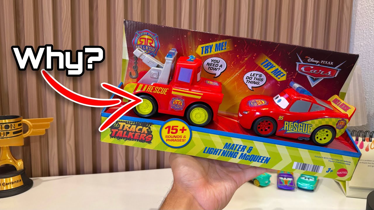 2026 Race & Rescue Track Talkers Mater & Lightning McQueen 2-Pack Review — This Wasn’t Necessary