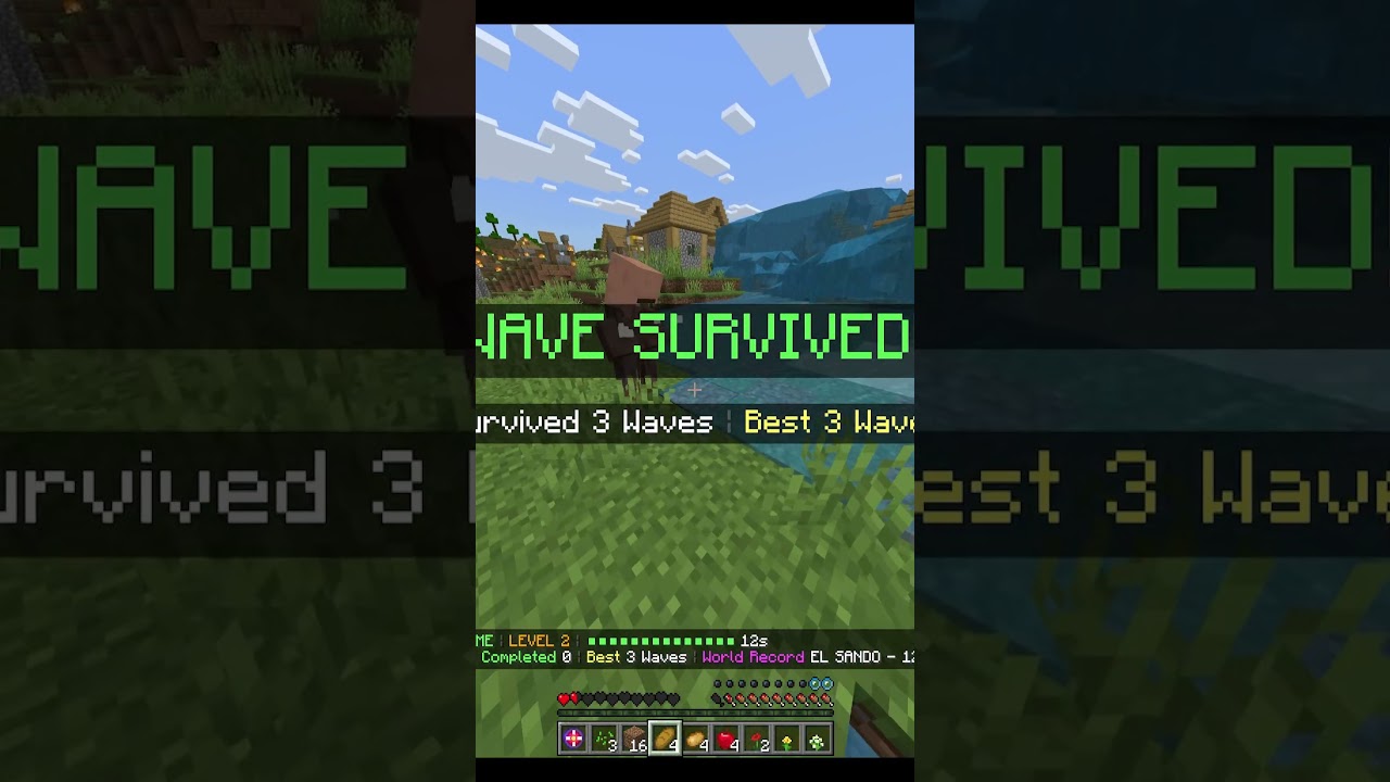 Creen que si supero el record? xd #minecraft #minecraftshorts #humor #humorviral #mods #hierro