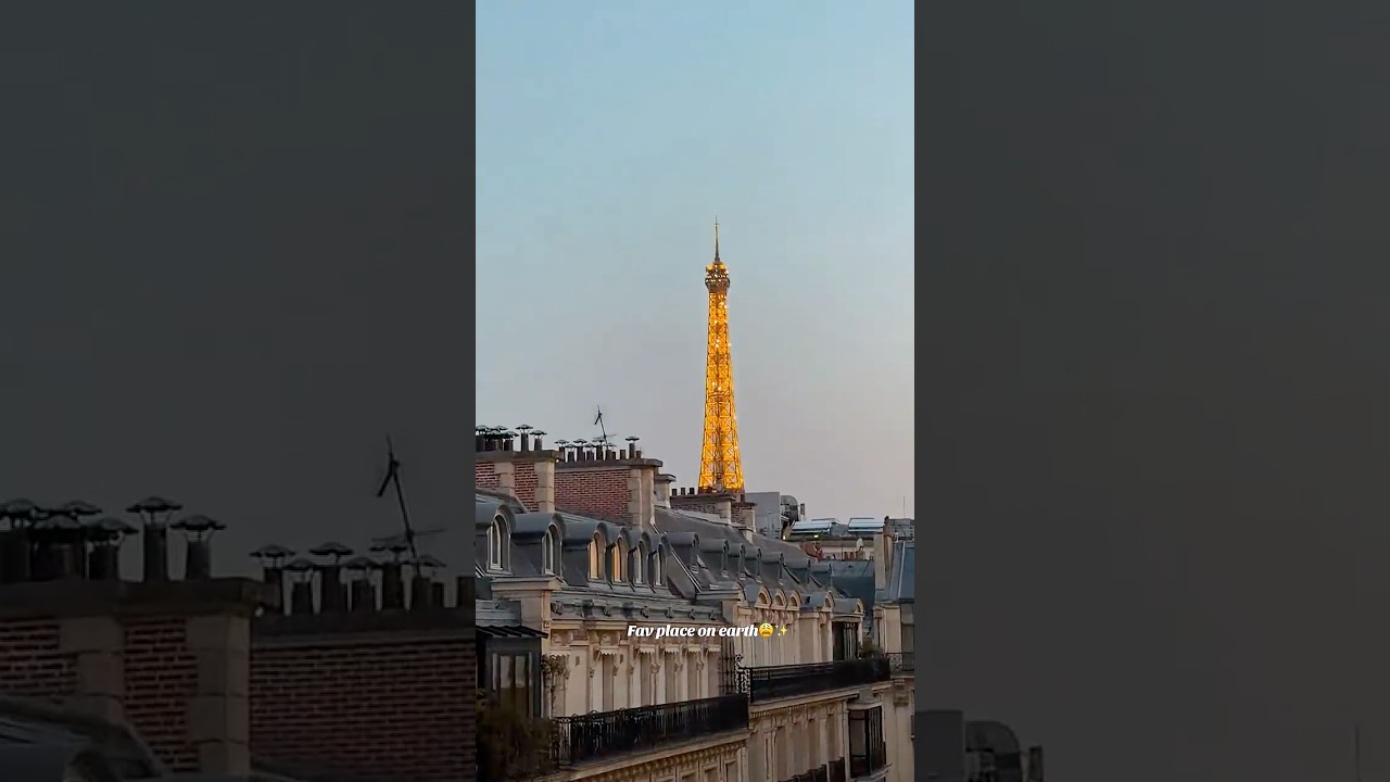 How can we ever say goodbye to this view 😭 #shorts #shortsfeed #shortsviral #twins #paris #trend