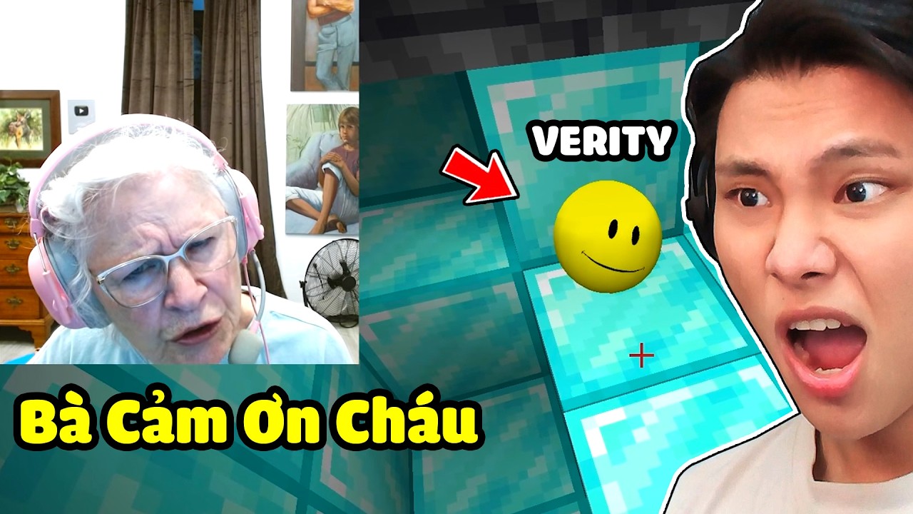 Câu Chuyện Cảm Động Bà Cụ 81 Tuổi Livestream VERITY Mod👵JayGray Reaction Thực Thể Minecraft Đặc Biệt