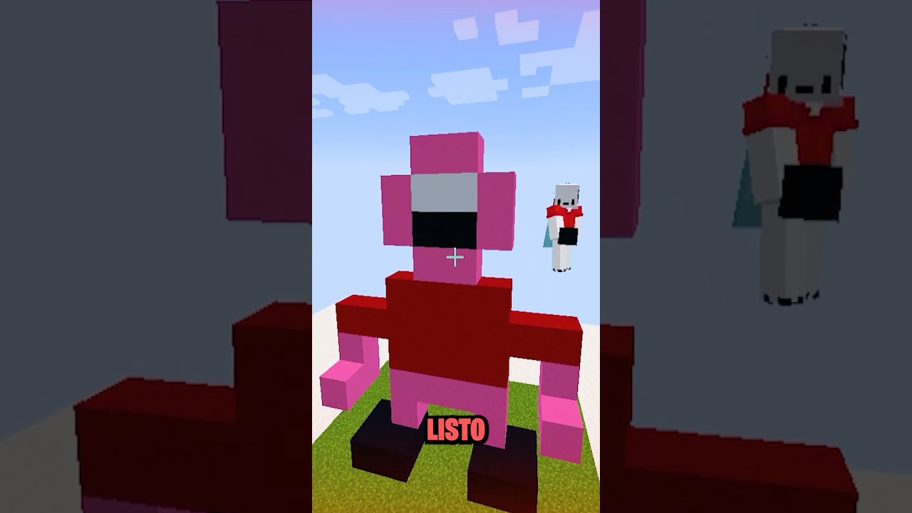 Construye El Personaje NOOB vs PRO en MINECRAFT #shorts #minecraft #tiktok