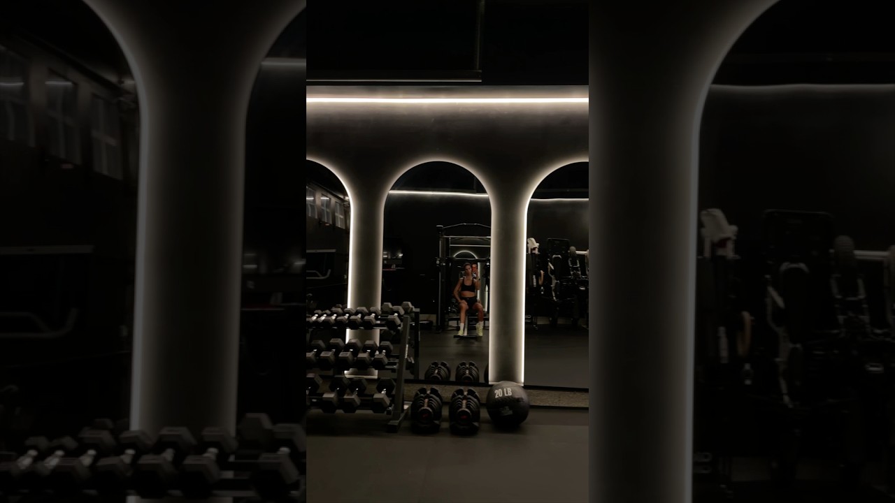 garage to gym remodel makeover ￼