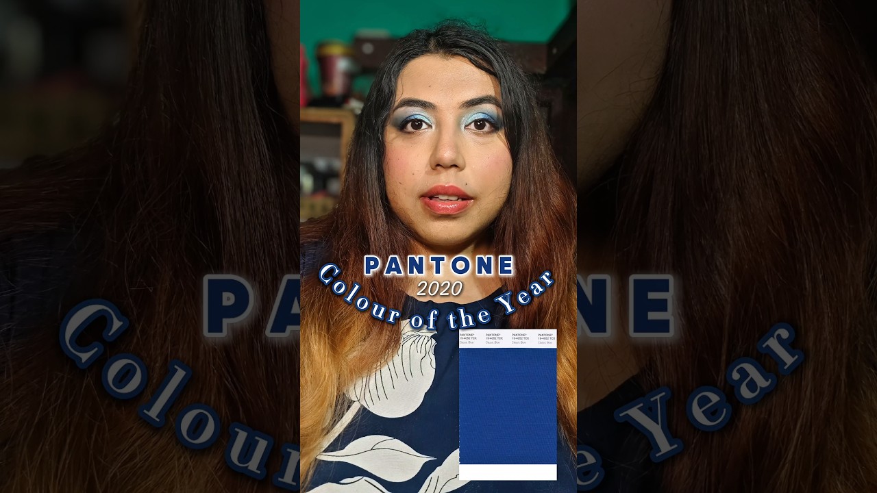 PANTONE 2020 Colour of the Year #shorts #pantone #makeuptutorial #grwm #youtubeshorts #shortvideo
