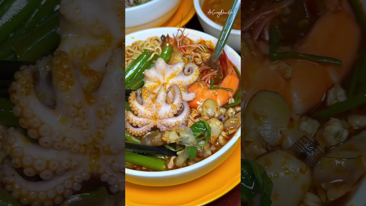 Mì ốc hến siu ngon. #shorts #streetfood #food #foodie #foodlover #foodreview #review #saigon #amthuc