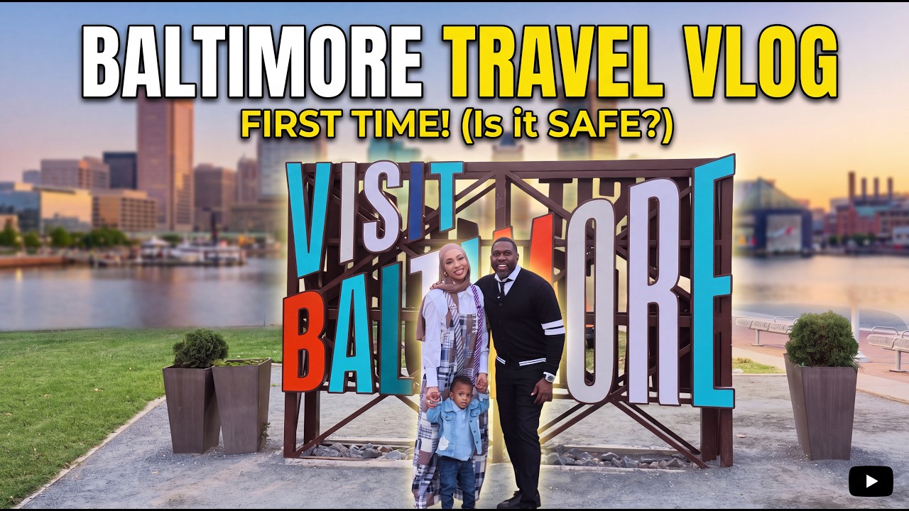 Baltimore Travel Vlog | First time...Is It Safe in Baltimore?