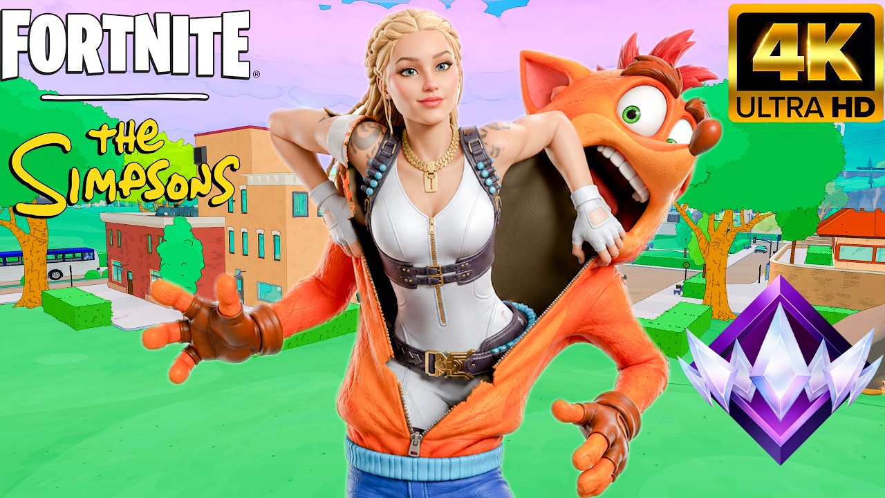 ME HICE PASAR POR NOOB EN FORTNITE RANKED UNREAL Y LES HUMILLÉ CON CRASH BANDICOOT😂