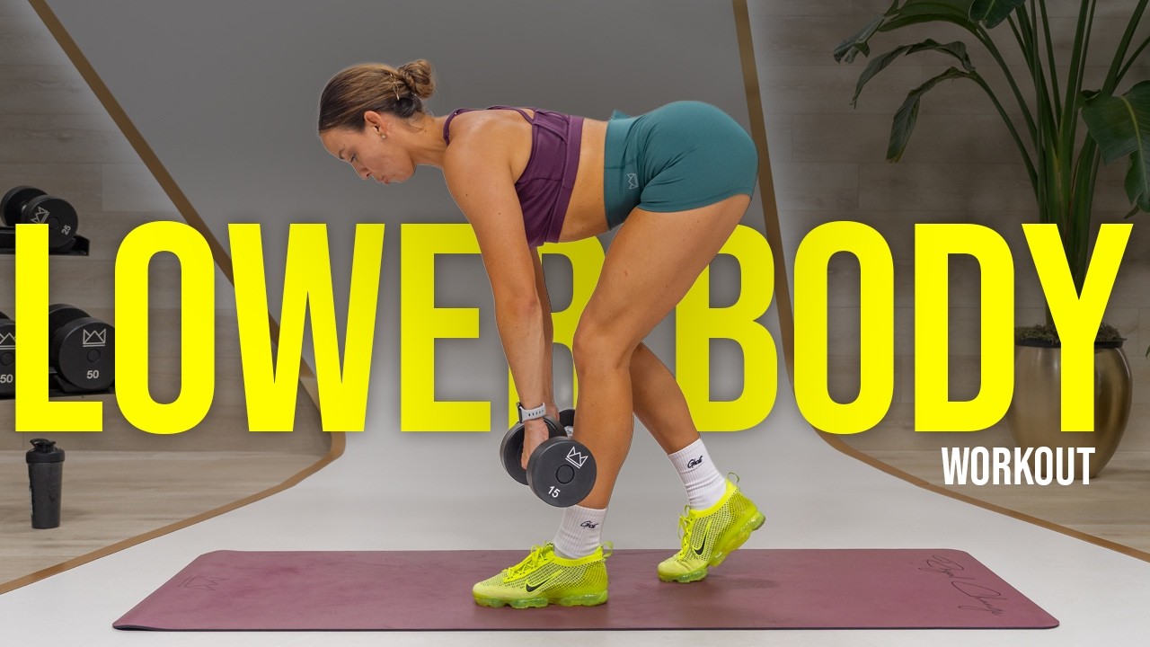 Target Your Glutes: 30 Minute Heavy Dumbbell Workout!
