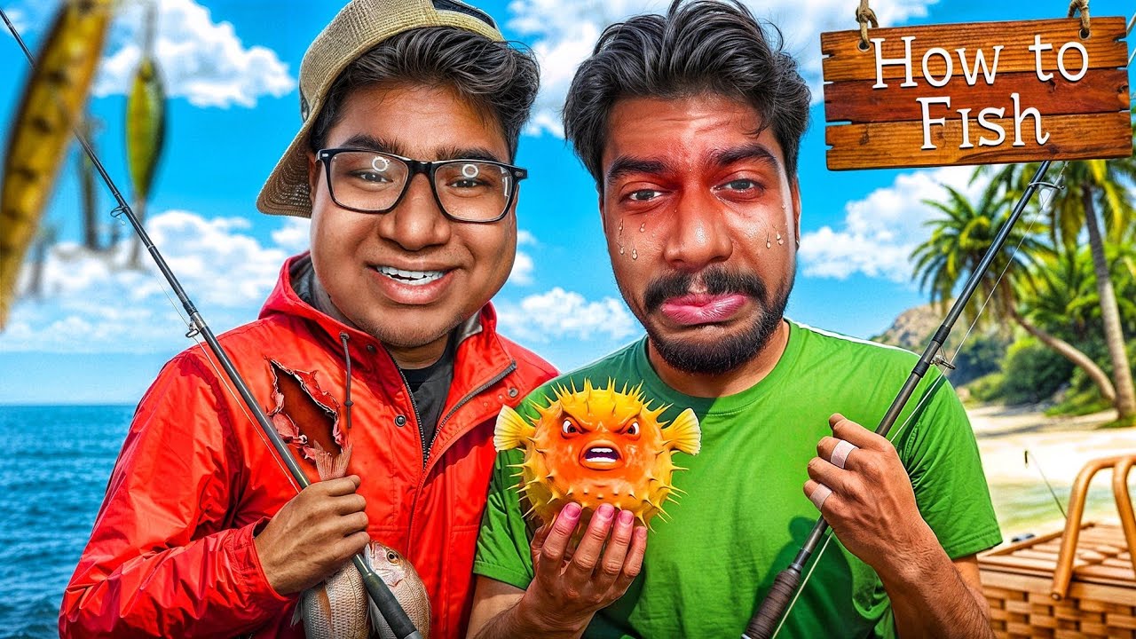We Became the WORST Fisherman Ever 💀!! How To Fish (Part 1)