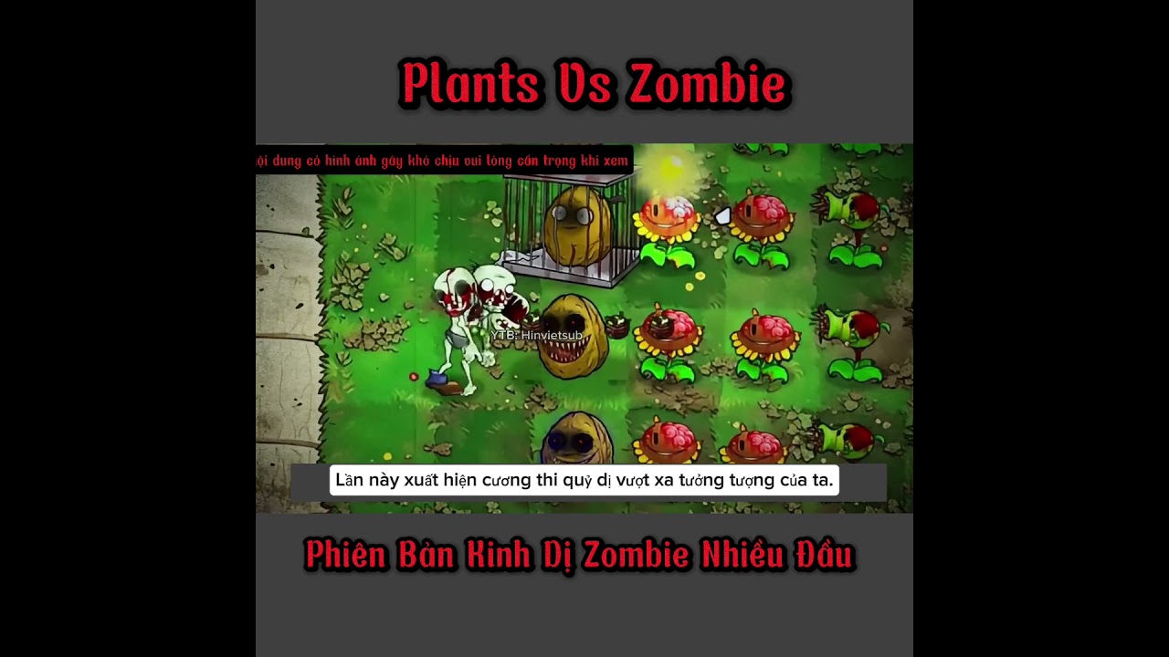 Tập 257 | Phiên Bản Kinh Dị Zombie Nhiều Đầu #shorts #plants #animation #pvz
