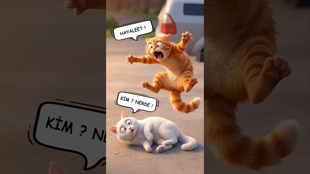 Hayalet Muhsin 👻🤣 #cat #kedi #komedi