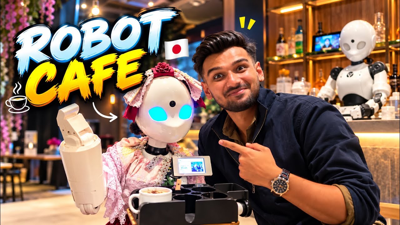 NO HUMANS… ONLY ROBOTS RUNNING THE ENTIRE CAFE IN JAPAN🇯🇵 🤯