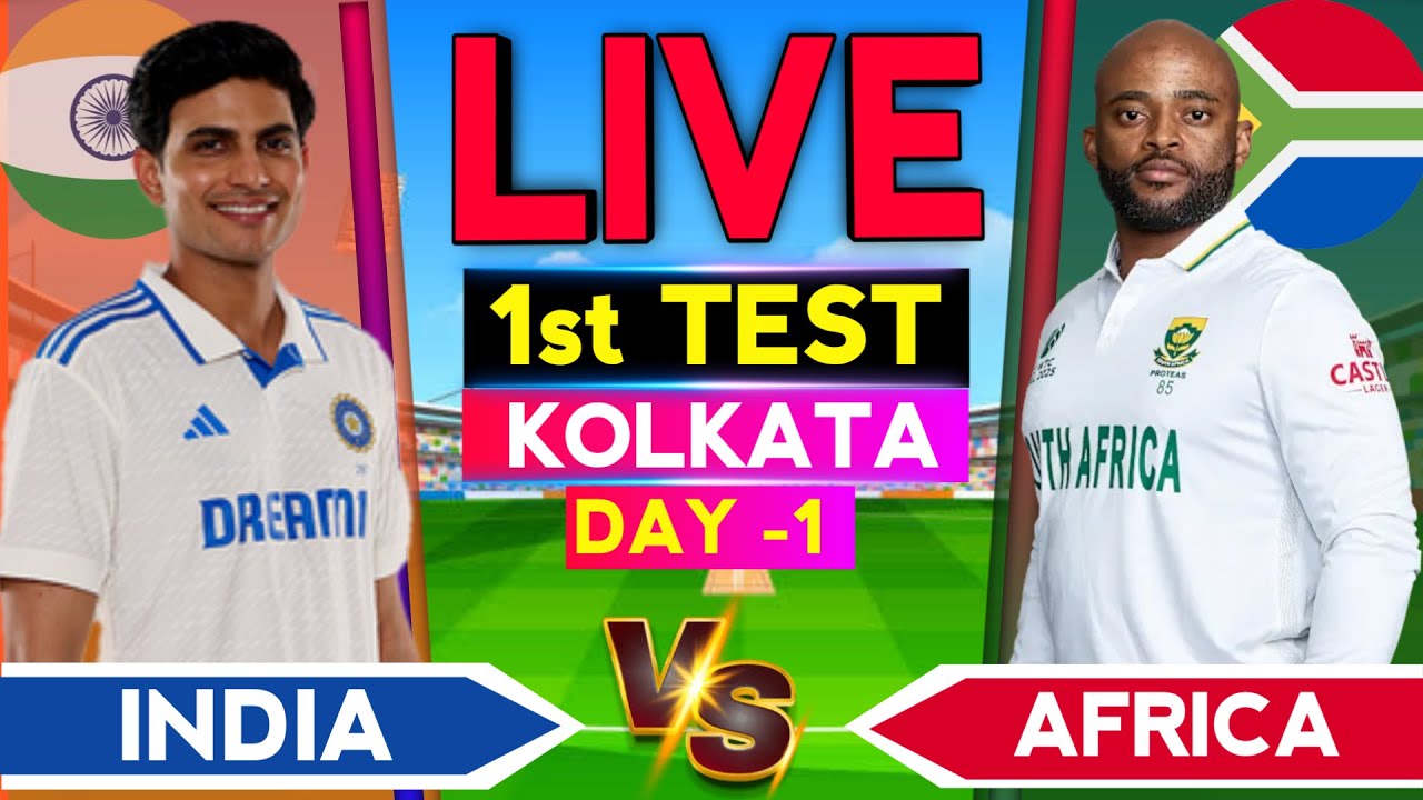 LIVE- India vs South Africa Live Score & Commentary | Ind vs SA 1st Test Day 1| Ind vs SA Live Match
