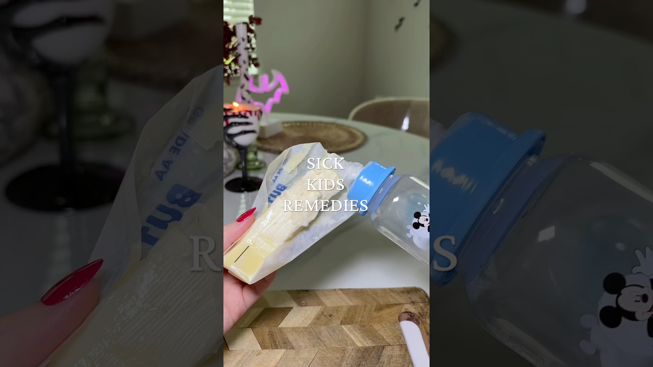 First things I do when my child is sick #sickbaby #sickkids #remedy #fluseason #momlife