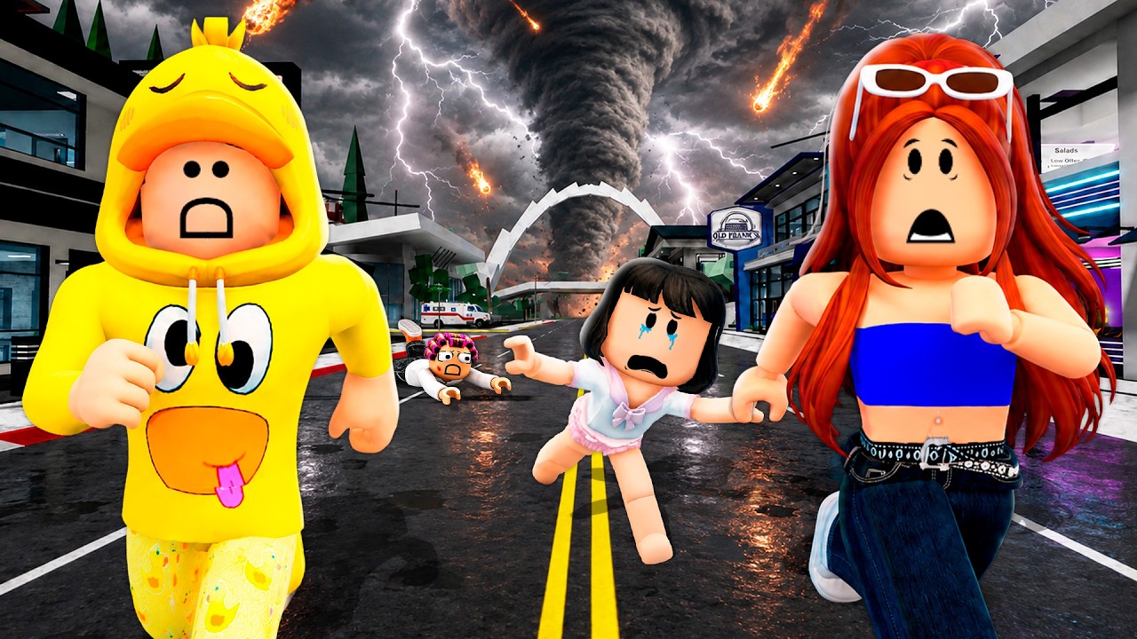 ESCAPAMOS del FIN DEL MUNDO en Brookhaven Roblox!