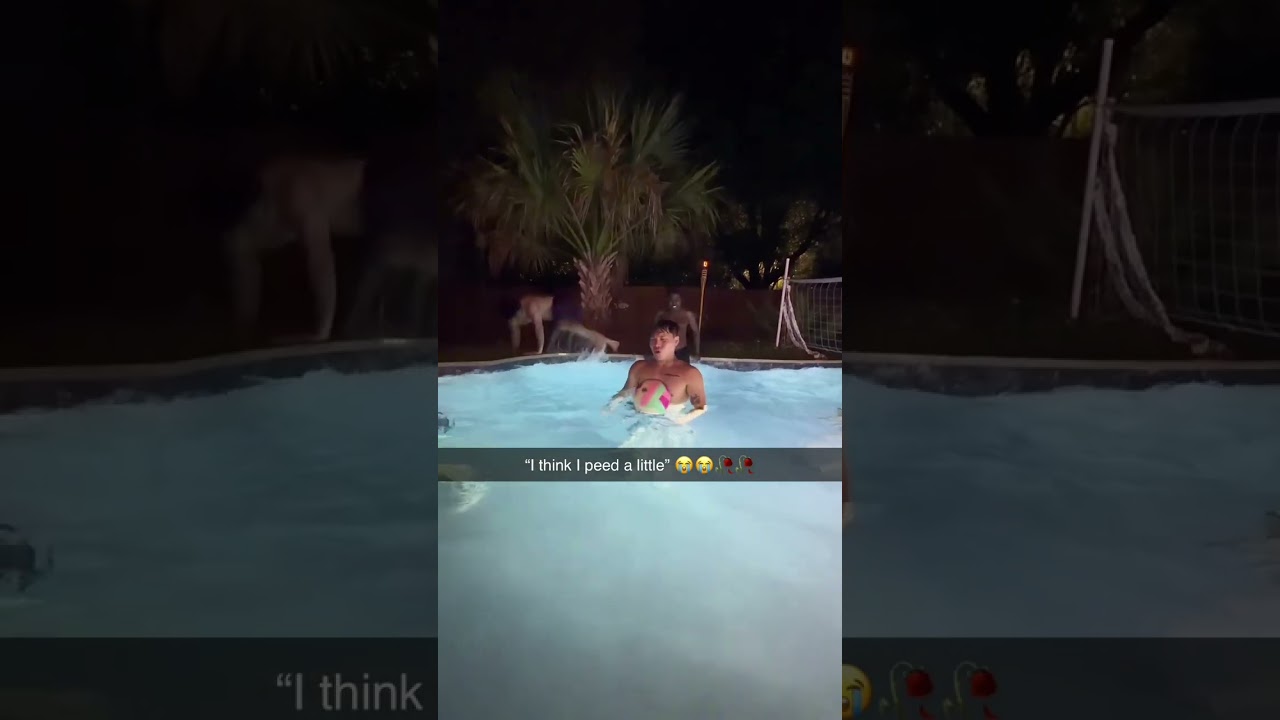 She’s so gross 😭 #girlfriend #pool #prank #trend #funny