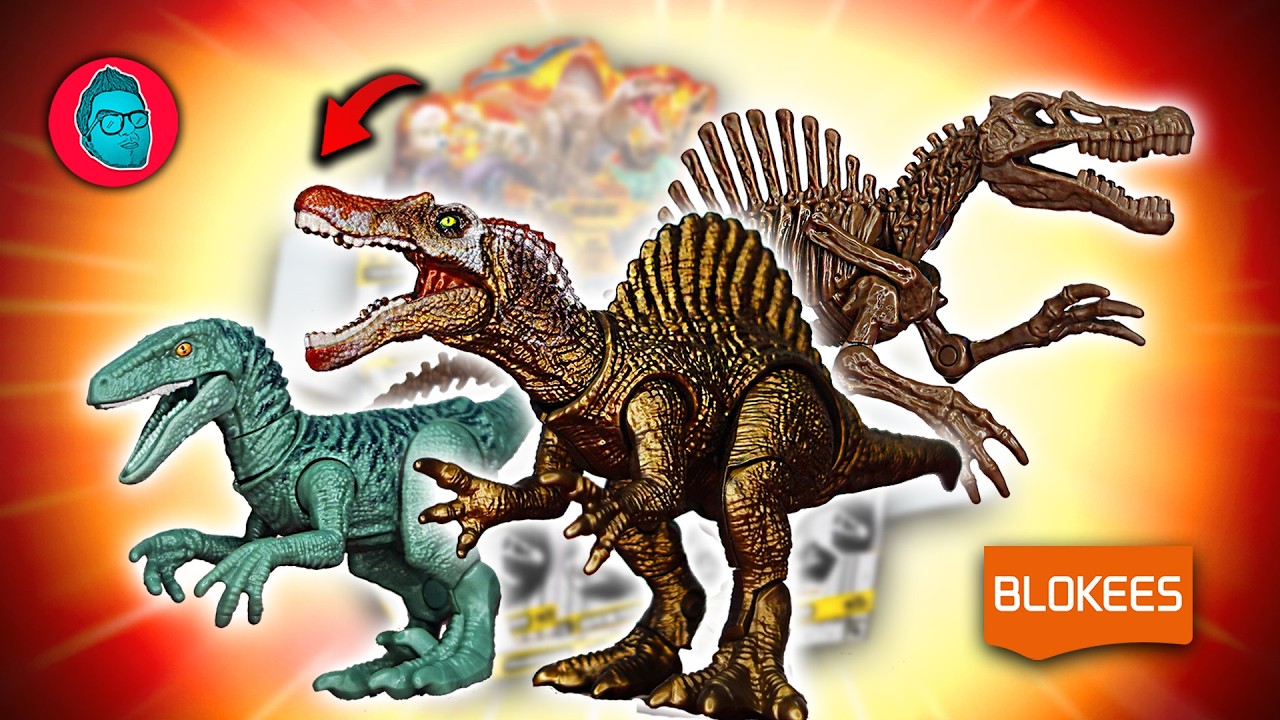 🟠 Tenemos un SPINOSAURUS RARO & MÁS! 🚨 Unboxing BLOKEES Jurassic World 🦖 (WAVE 3)