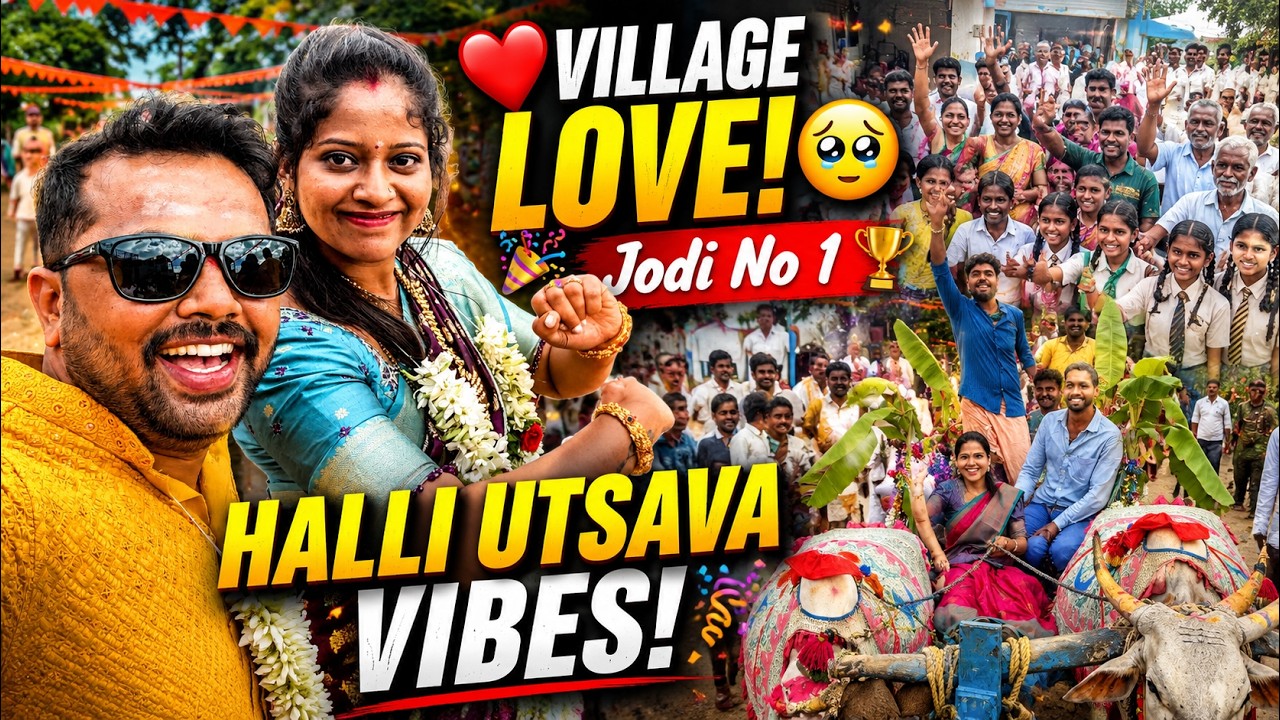The Love We Received in Kadur Village ❤️ | Jodi No.1 Season 3 | Dhanraj Achar Vlogs