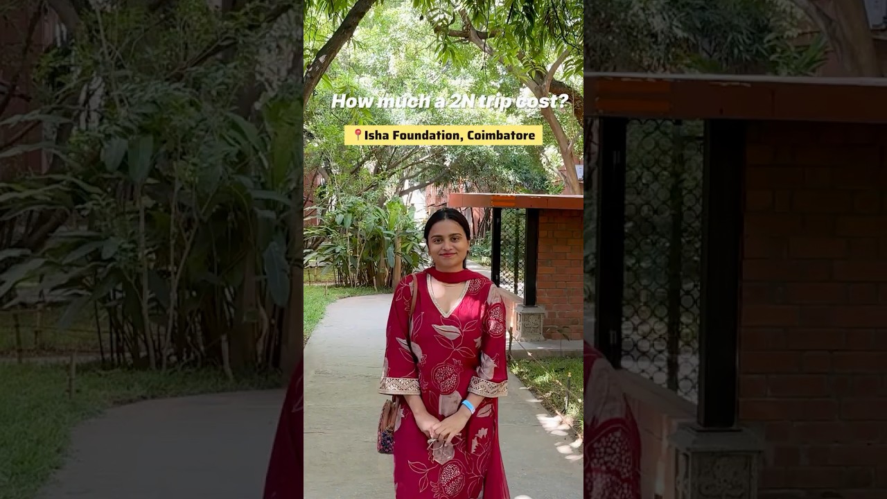 24hrs in Isha Foundation #coimbatore #shorts #ytshorts #ishafoundation #sadhguru #adiyogi #trending