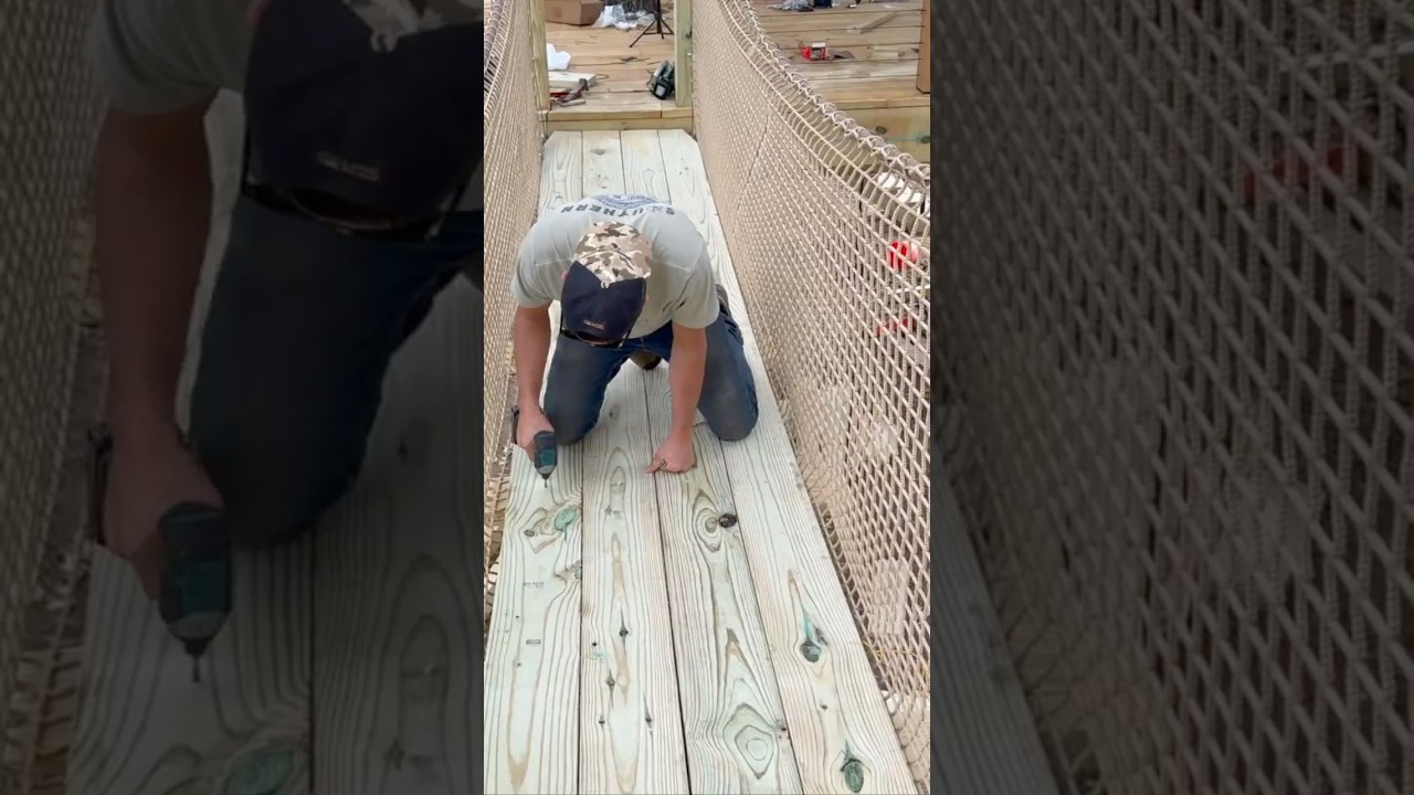 I Built A Rope Bridge On A Treehouse (Part 2/2)