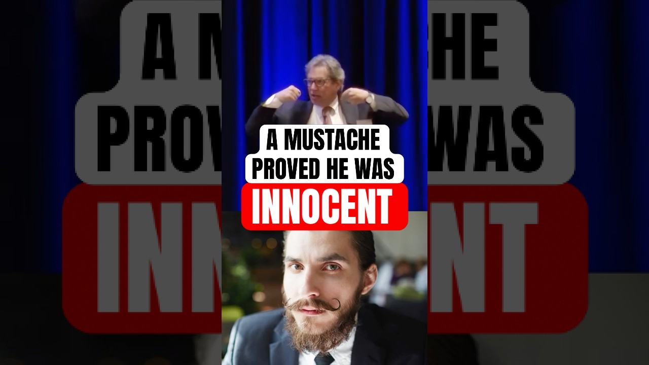 "A Mustache Won Me My Criminal Case..." 🥸⚖️