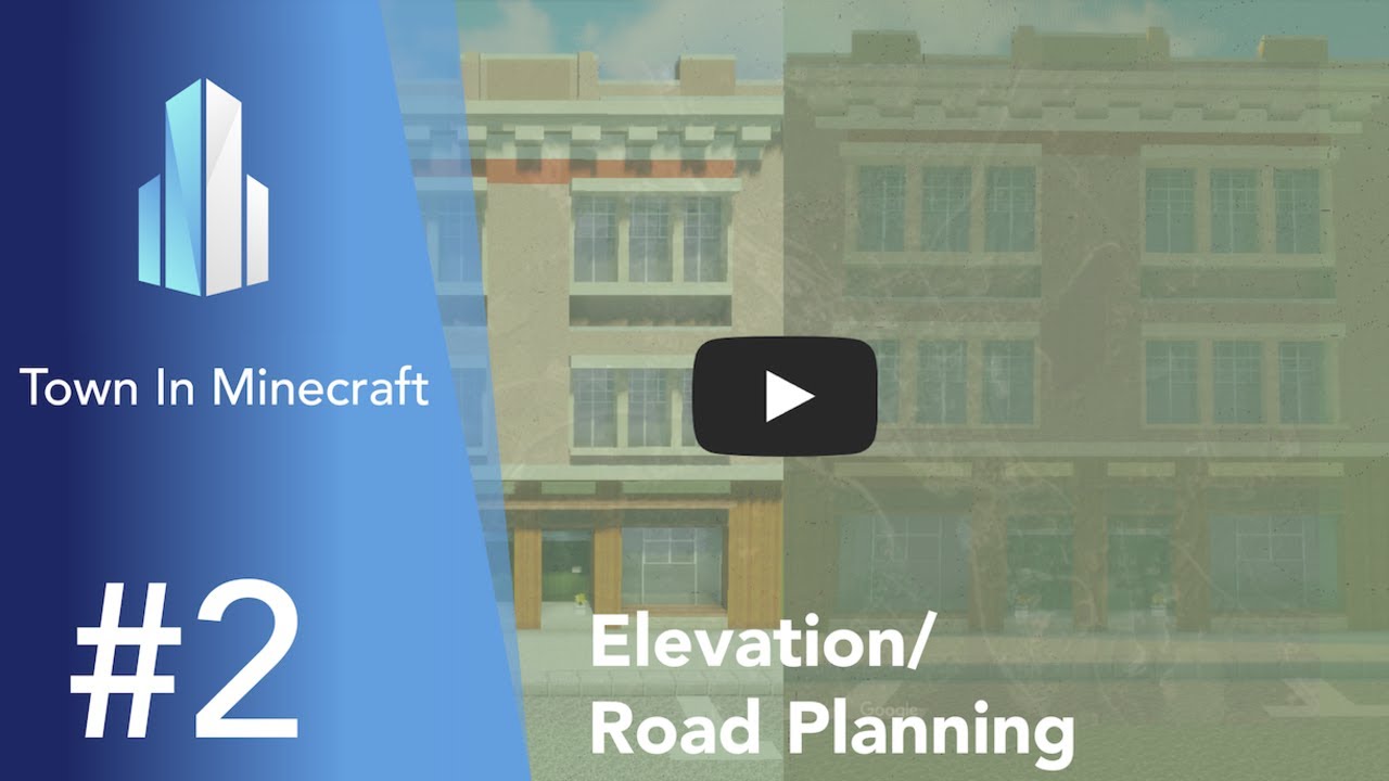 Replicating a real life town into Minecraft | EP 2 - Elevation and Road Planning | Saranac Lake NY