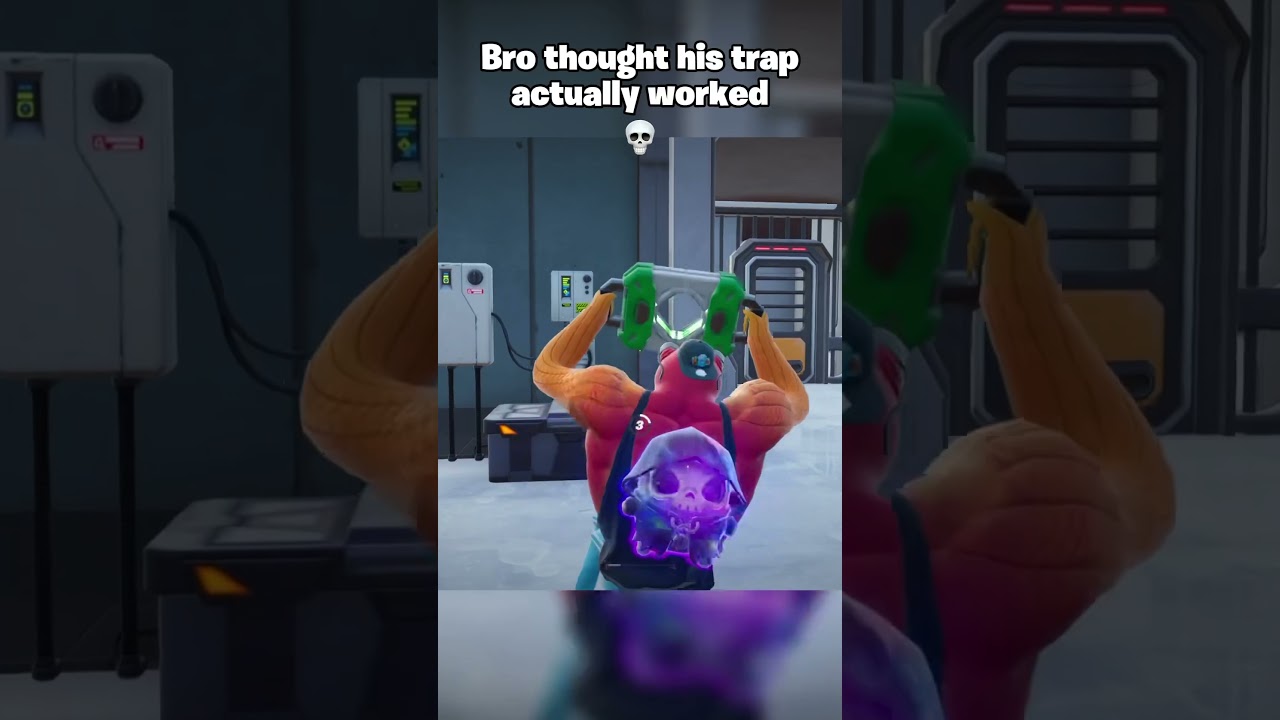 Fishy thought his trap actually worked 😭💀 #fortnite #fortniteclips