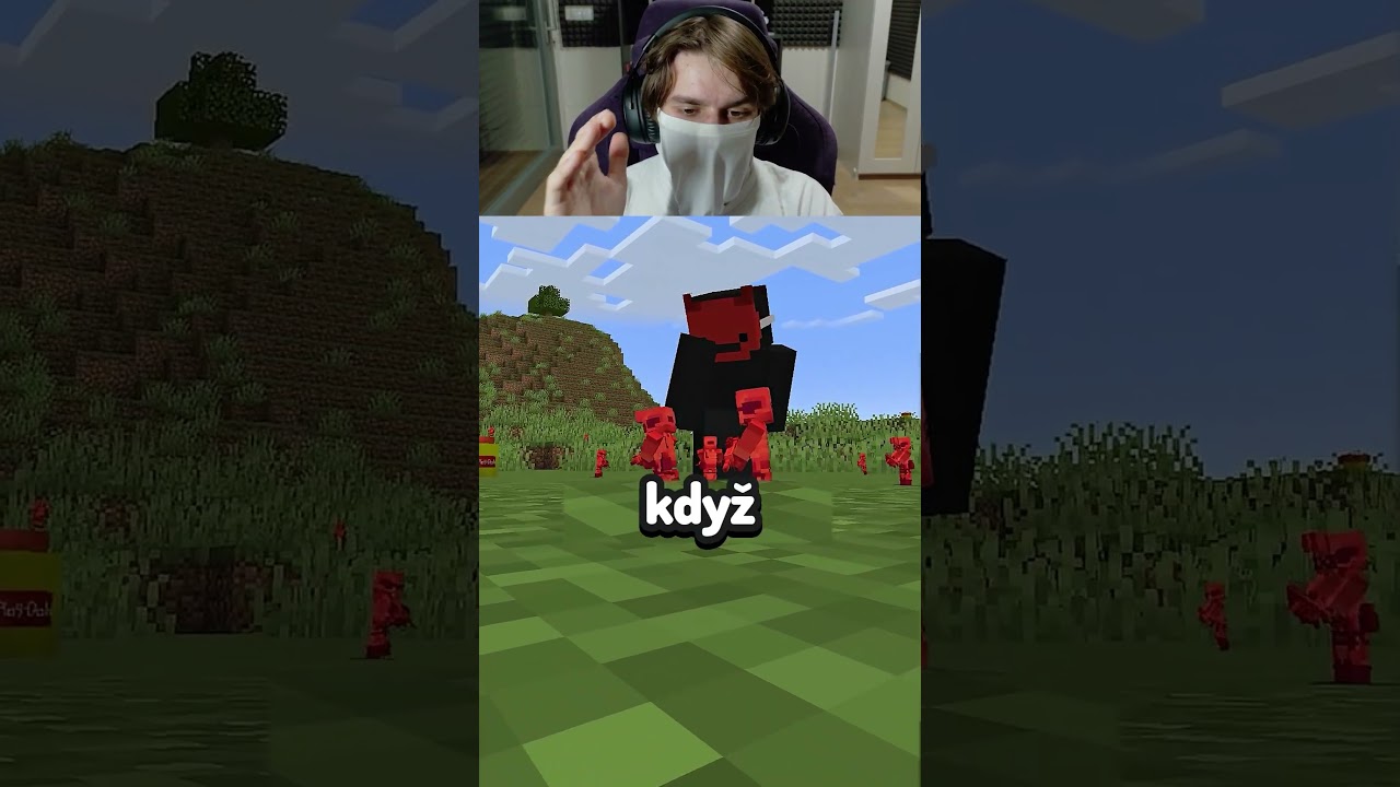 NIKDY NEOTVÍREJ TOHLE V MINECRAFTU... #shorts #minecraft