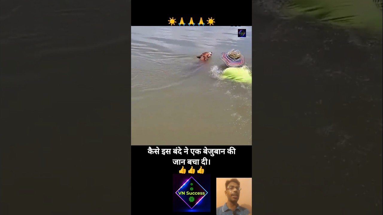 कैसे इस बंदे ने एक बेजुबान की जान बचा दी | #motivation #motivational #shorts