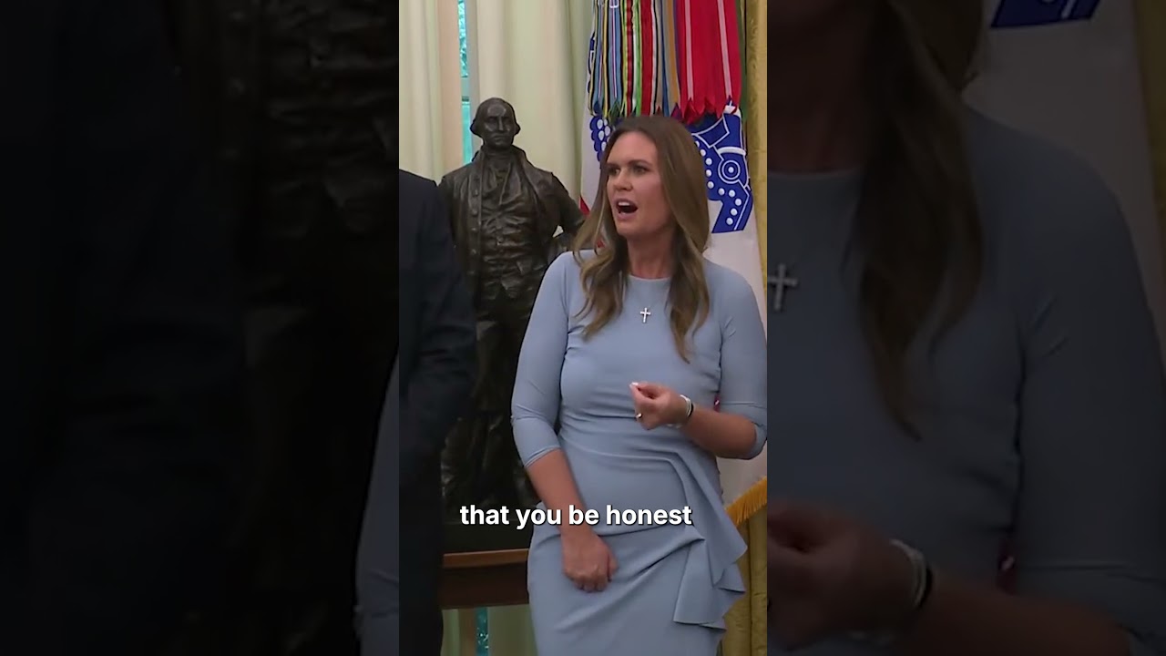 Gov. Sarah Huckabee Sanders Defends Trump's White House 'Fake News' Media Ban #shorts