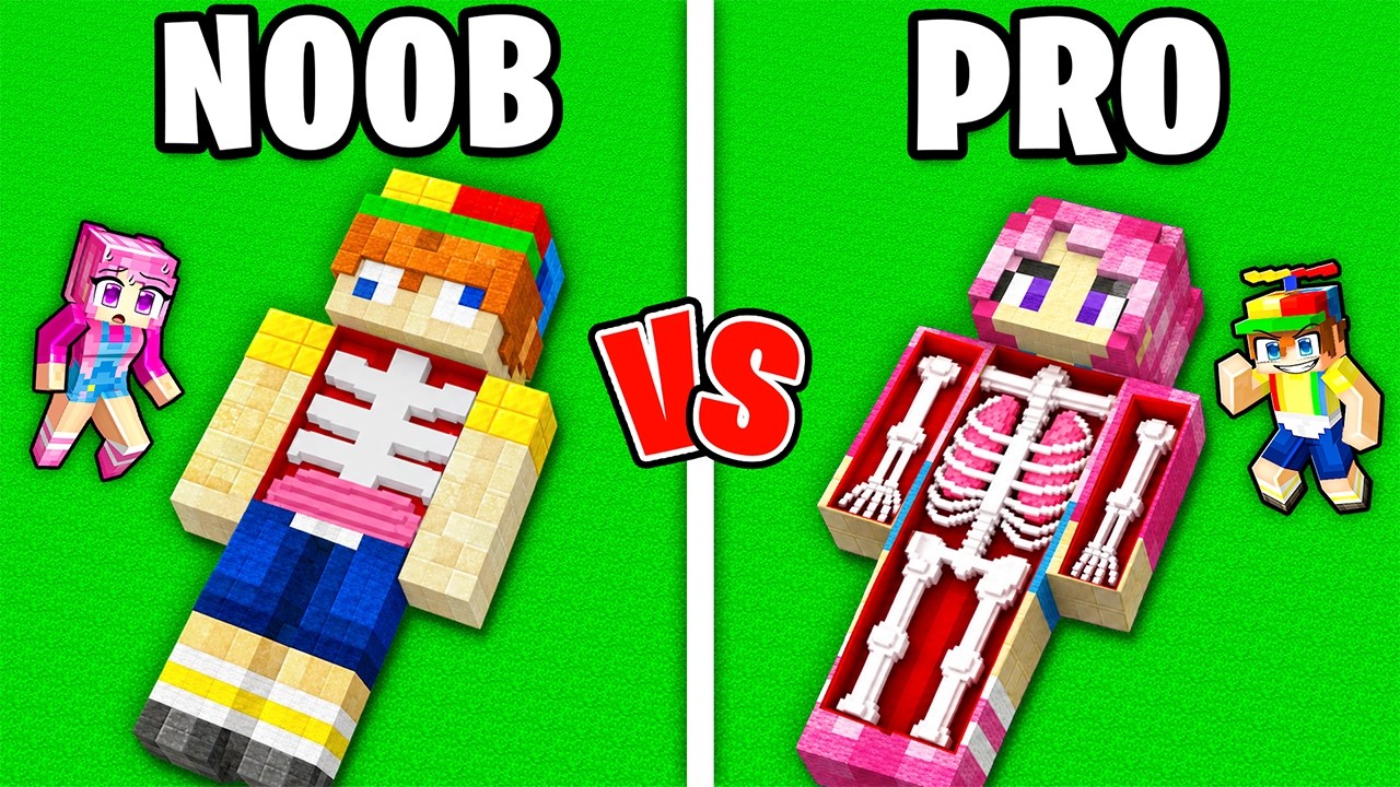NOOB vs PRO: SECRET BODY Competition!